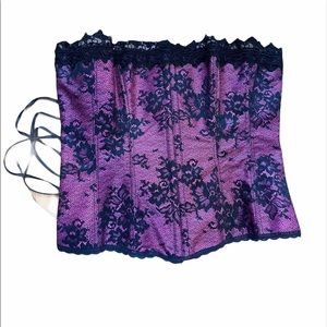 Frederick’s of Hollywood lacy corset